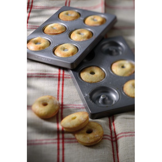 Форма для пончиков, бубликов (2 шт), KitchenAid, KBNSS06DG