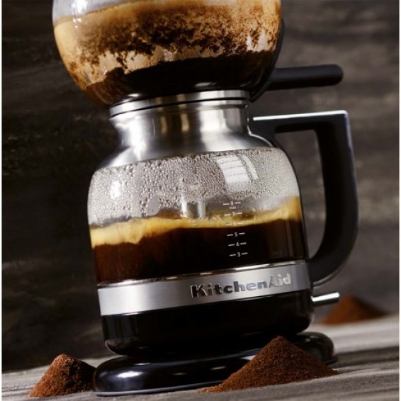 Кофеварка сифонная KitchenAid Artisan, 1л, черный, 5KCM0812EOB