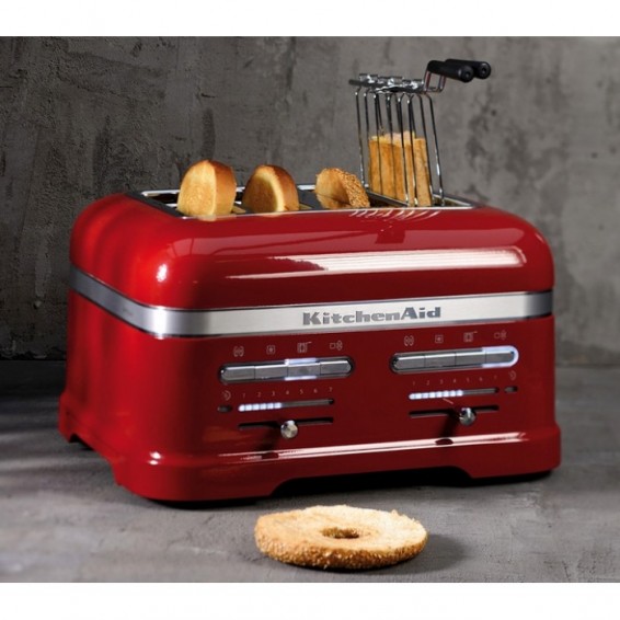 Тостер KitchenAid Artisan для 4 тостов, красный, 5KMT4205EER