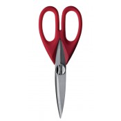Ножницы многофункциональные кухонные, нерж.сталь, красные ручки, KitchenAid, KC351OHERA